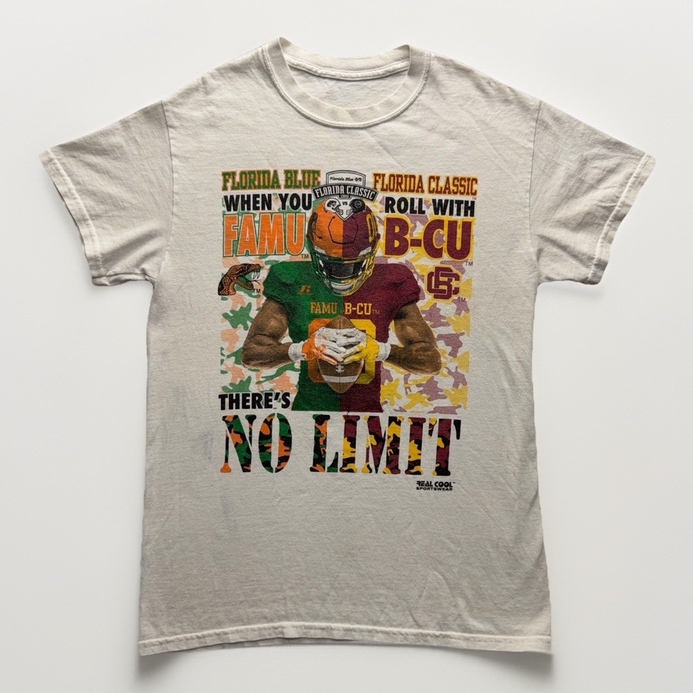 Florida Classic 2016 FAMU Rattlers BCU Wildcats HBCU Proud Shirt Double Sided S